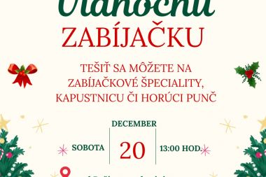 TRADIČNÁ VIANOČNÁ ZABÍJAČKA